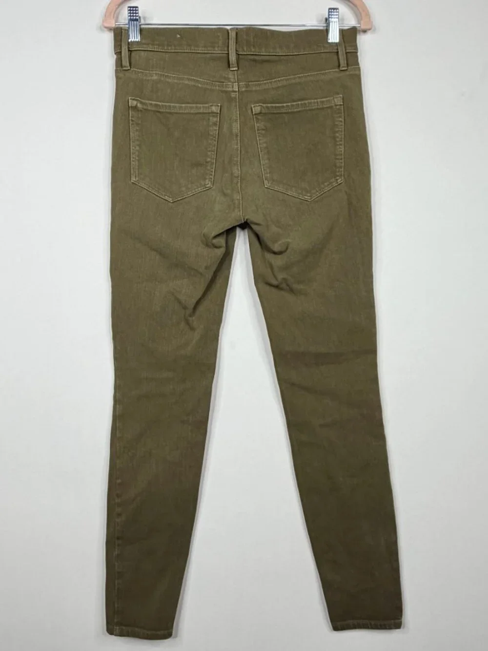 2/$30 LOFT Mid-Rise Five-Pocket Jegging Olive 27 #A3880